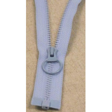 Dragkedja delbar 25cm ljusblå