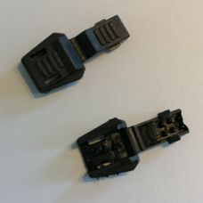 Snörstopp clips, svart