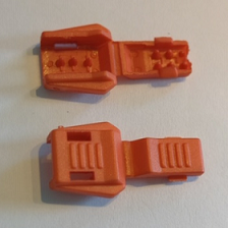 Snörstopp, clips orange