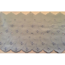 Brodyr ljusblå blommor