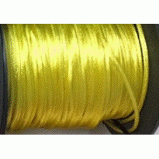 Satinsnöre 2mm gul