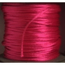 Satinsnöre 2mm cerise
