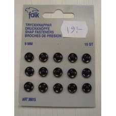 Tryckknappar 9 mm