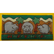 Tygmärke Happy hippo