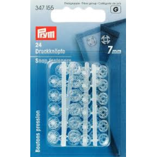 Tryckknapp plast 7mm