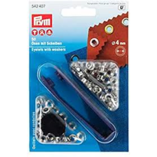 Öljetter 50-pack silver 4mm