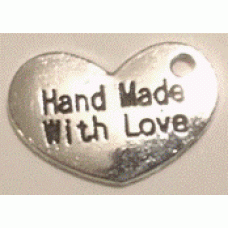 Berlock hjärta Made with love
