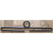 Beslag 25cm svart