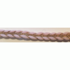Stuv Dekorband rosa/guld