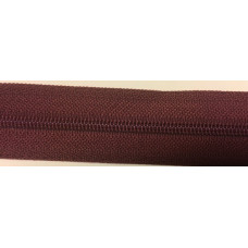 Dragkedja 15cm vinröd