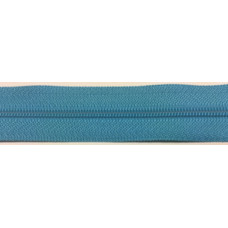 Dragkedja 15cm turkosblå