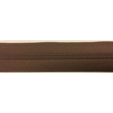 Dragkedja 18cm brun