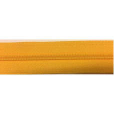 Dragkedja 20cm mörkgul
