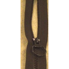 Dragkedja 15cm brun