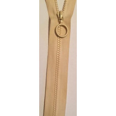 Dragkedja delbar 25cm beige