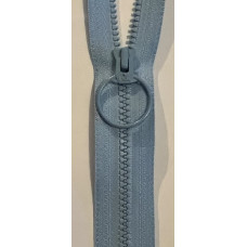 Dragkedja delbar 35cm ljusblå