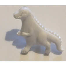 Knapp dinosaurie vit