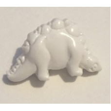 Knapp dinosaurie vit