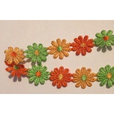 Dekorband blommor