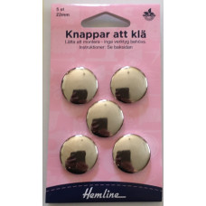 Knappar att klä 22mm