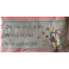 Broderiförpackning Bonad