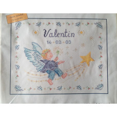 Broderiförpackning Födelsetavla