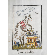Broderiförpackning Tavla