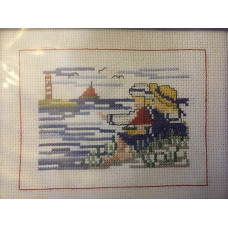 Broderiförpackning Tavla