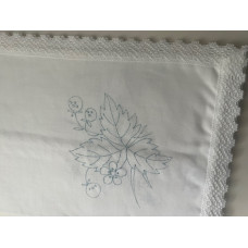 Uppritat duk utan garn 