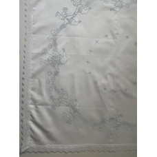 Uppritat duk utan garn 