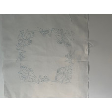 Uppritat duk utan garn 