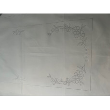 Uppritat duk utan garn 