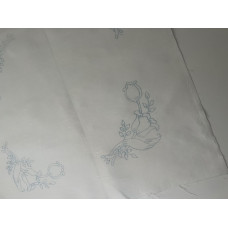 Uppritat duk utan garn 