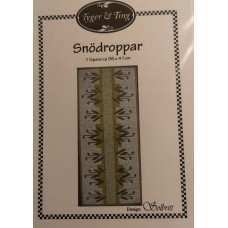 Symönster quilt löpare "Snödropp" Symönster quilt löpare "Snödropp"