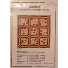 Symönster quilt "Drällduk" och löpare