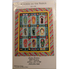 Symönster quilt täcke "A Walk on the beach" Symönster quilt täcke "A Walk on the beach"