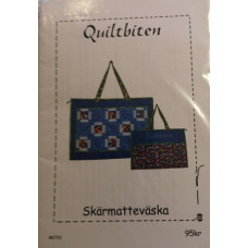 Symönster quilt "Skärmatteväska"