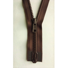 Dragkedja delbar 30cm brun