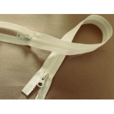 Delbar dragkedja 55cm 2-vägs natur