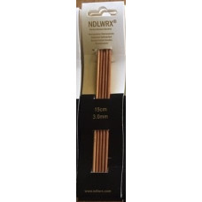 Strumpstickor bambu NDLWRX 3, 15cm