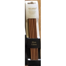 Strumpstickor bambu NDLWRX 5, 20cm