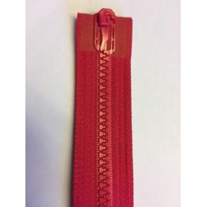 Dragkedja delbar 75cm korall