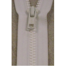 Dragkedja delbar 35cm naturvit