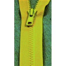 Dragkedja delbar 25cm gul