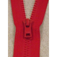 Dragkedja delbar 40cm röd