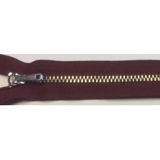 Dragkedja 18cm vinröd