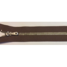 Dragkedja 20cm brun