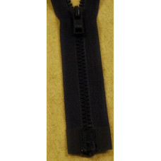 Dragkedja delbar 40cm svart