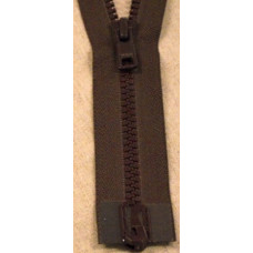 Dragkedja delbar 50cm brun