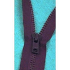 Dragkedja 15cm mörklila